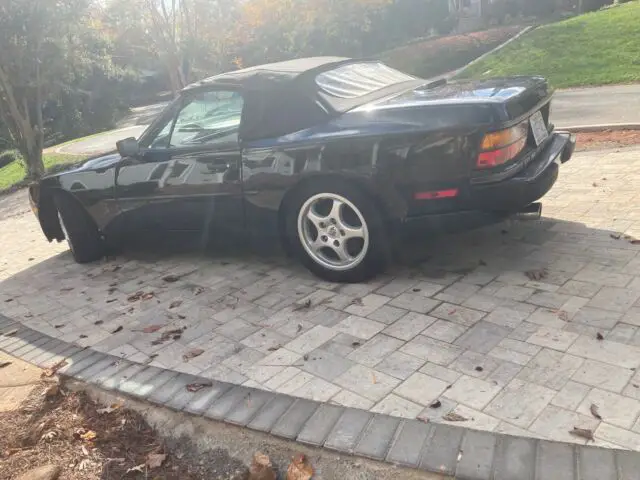 1990 porsche 944 convertible black rwd manual s