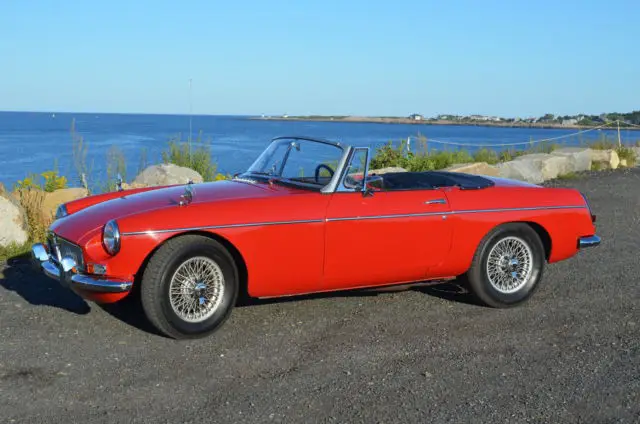 1965 mgb roadster well maintained driver chrome bumper refrigerator door handles
