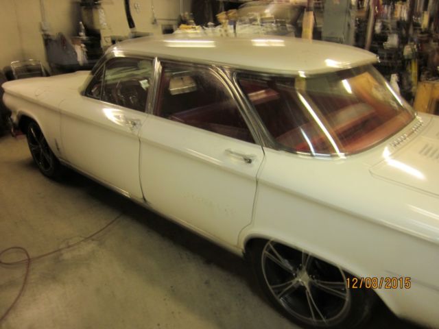 1962 monza 4 door orginal paint rare factory cloth interior 190cid webers