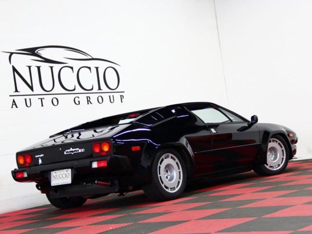 87 lamborghini jalpa - black / tan - 10k miles! very clean! removable hardtop!