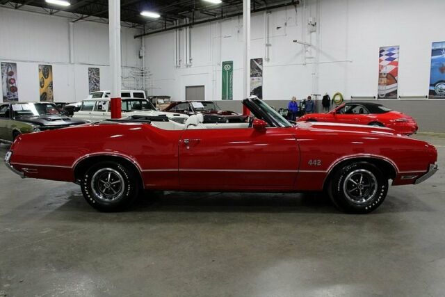 1970 oldsmobile 442 convertible 62272 miles red 455ci v8 3 speed automatic