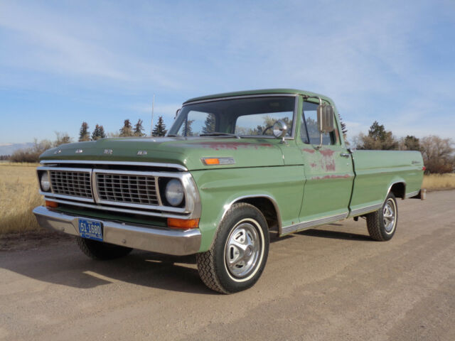1970 ford f-100 f100 sport custom western survivor barn find patina f-150 f-250