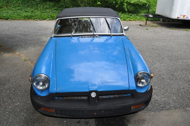 1980 mgb barn find classic "b" roadster starts & runs lo miles with no reserve !