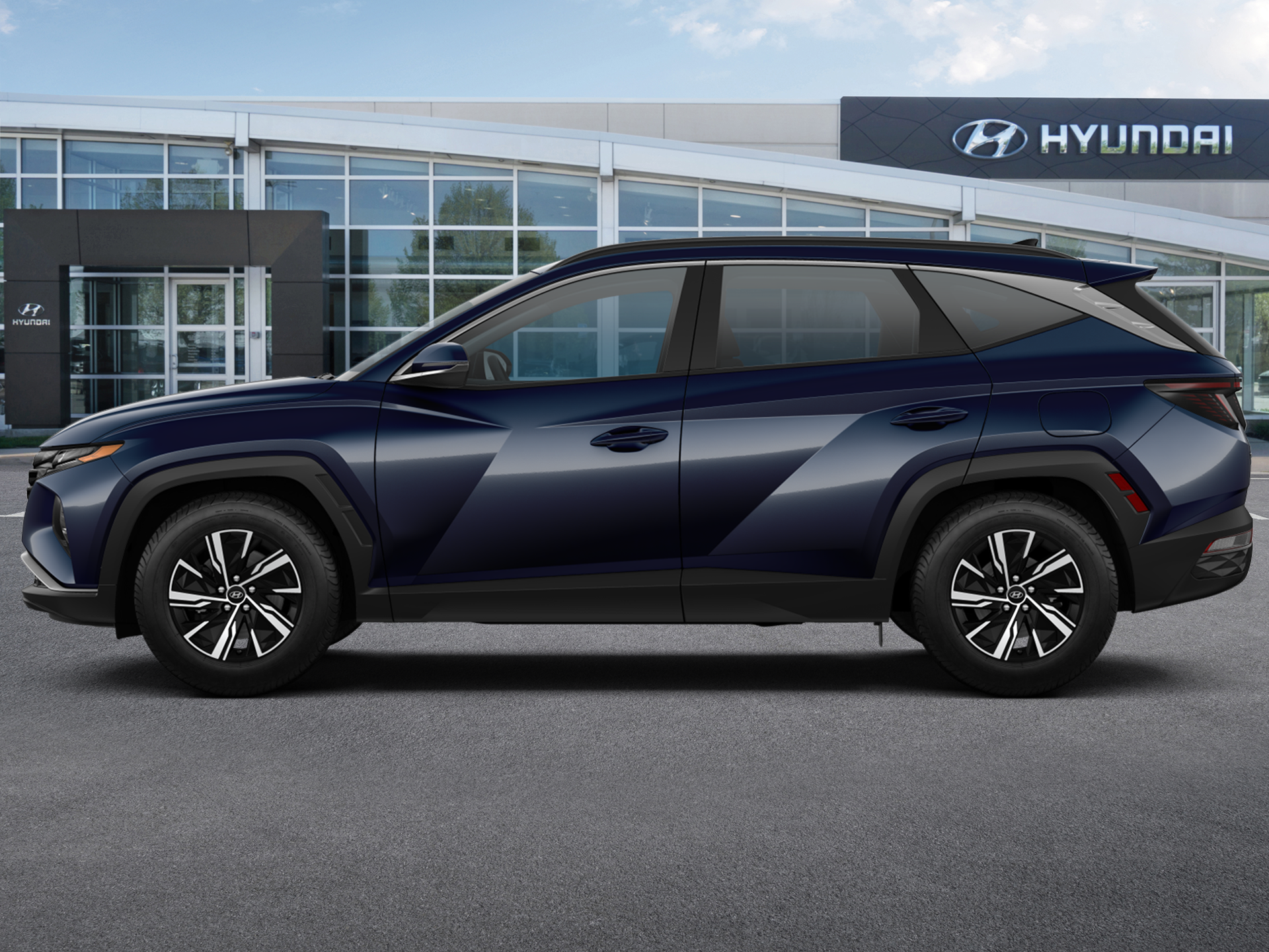 2022 hyundai tucson hybrid blue