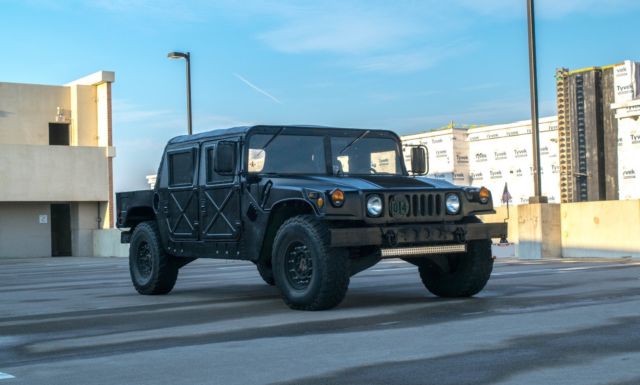 black hummer, humvee, m998, h1, hard doors, topless