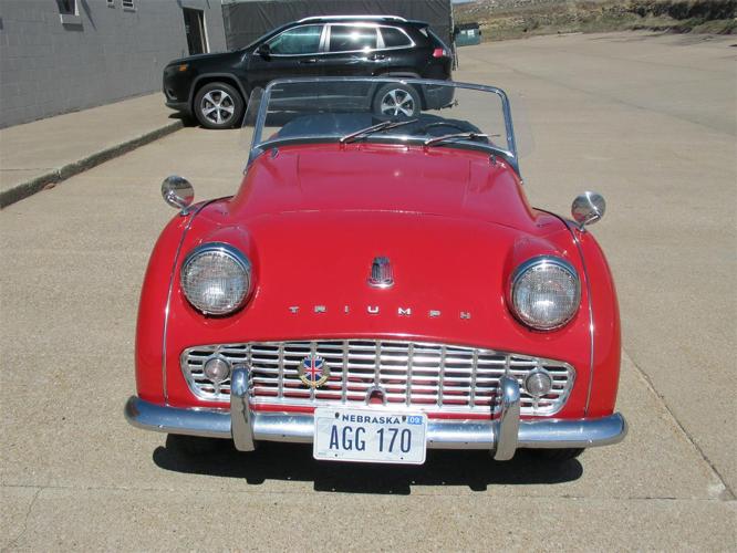 1959 triumph tr3a in omaha, nebraska