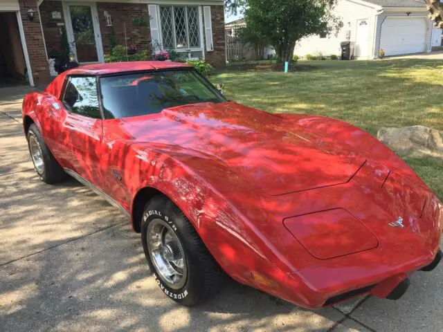 l82 4 speed extensive rebuild. medium red with black interior