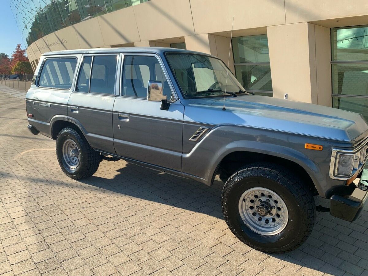 1988 toyota land cruiser suv grey 4wd automatic fj62 gx