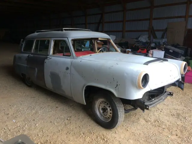 1953 mercury station wagon project car, solid body, frame already done
