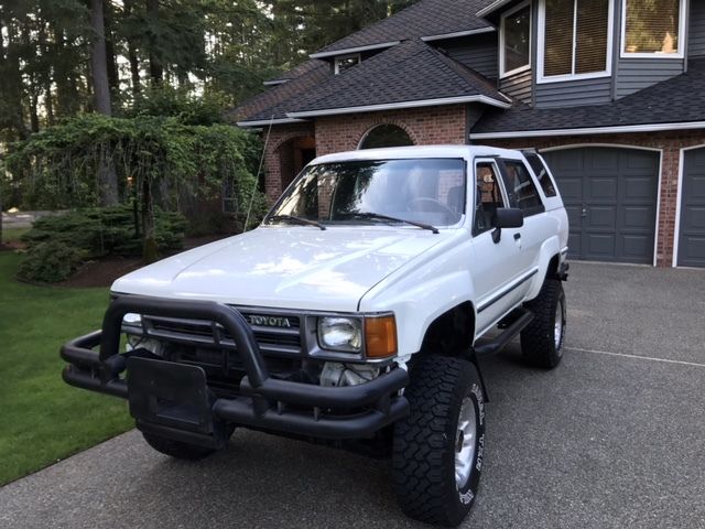 1987 toyota 4runner 4x4 sr5 low miles removable top