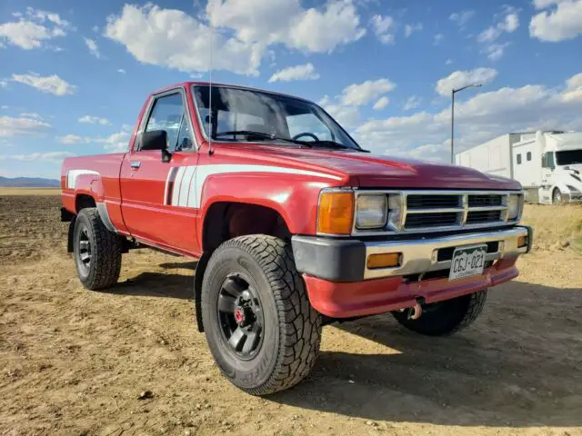 1987 87 toyota sr5 4x4 4wd pickup truck hilux manual 5 speed ac free shipping us