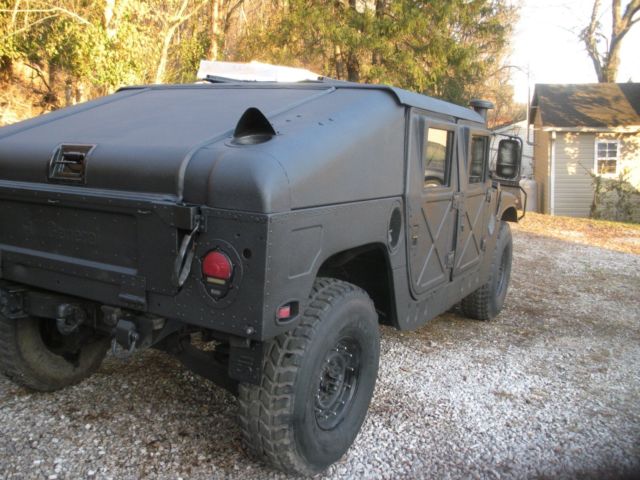 1989 humvee slant back with turret hummer h1 military humvee