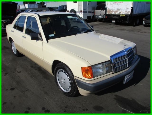 1989 mercedes-benz 190e 4 dr used 2.6l i6 12v automatic no reserve