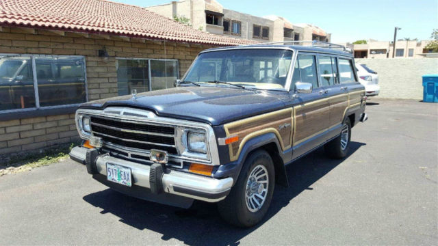 1990 jeep grand wagoneer 4x4 very clean no rust cold a/c