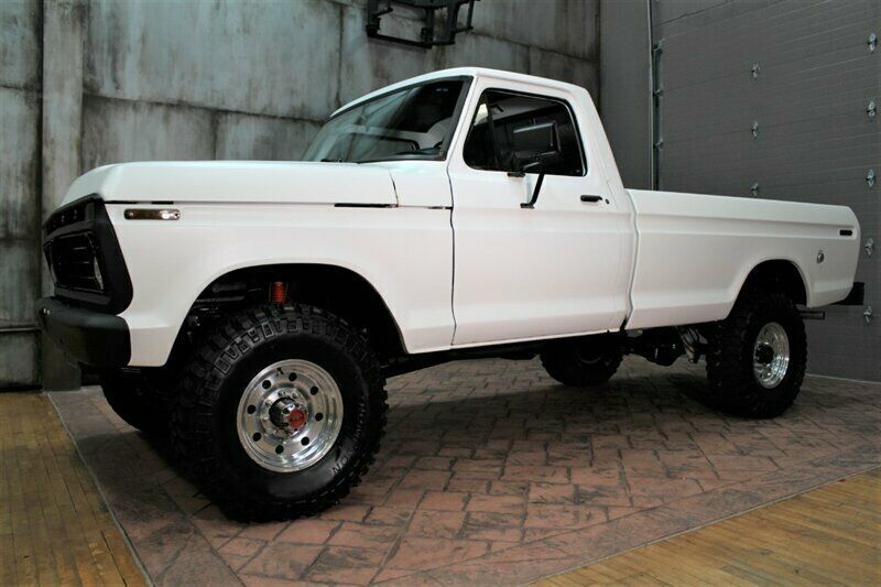 1974 ford f-250 awd 12,947 miles white 360 automatic