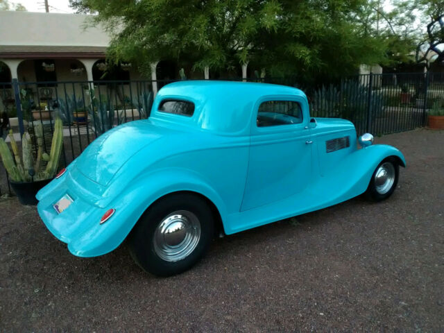 1934 ford 3 window coupe full fender