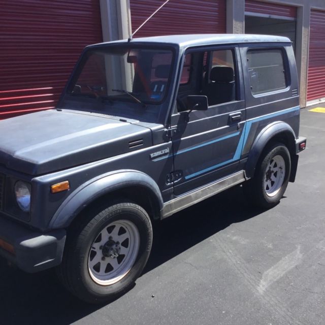 1986 suzuki samurai hardtop / tin top with low miles