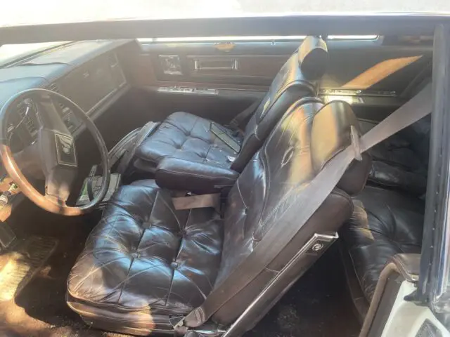 1983 cadillac eldorado coupe white fwd automatic