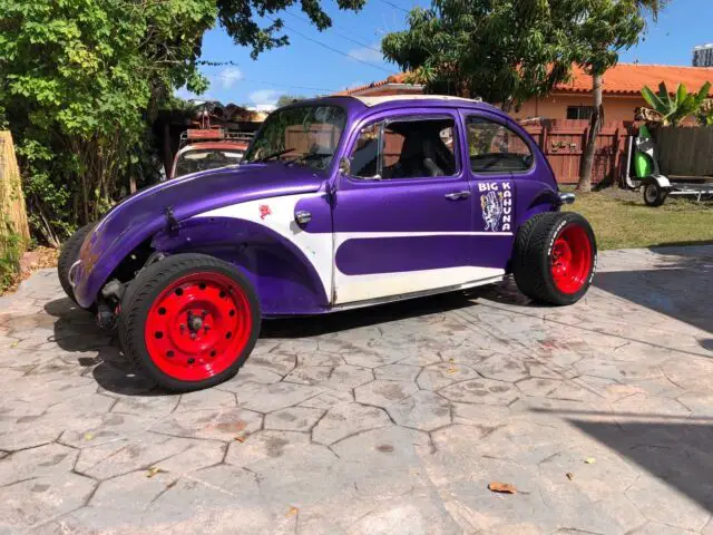 1965 volkswagen beetle coupe purple rwd manual