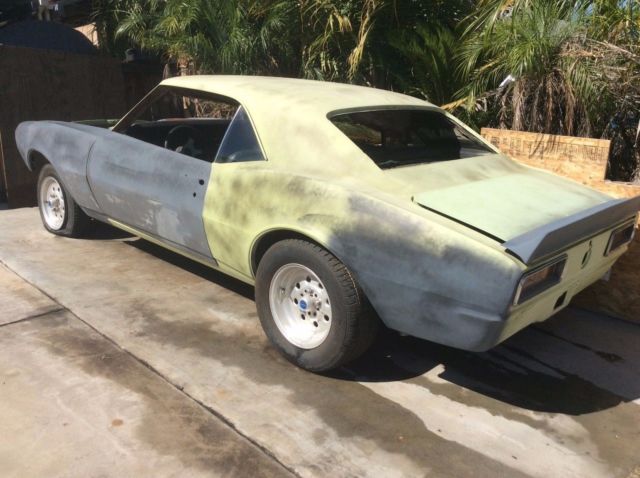 67 camaro project car hot rod chevy 396 big block not 68 69