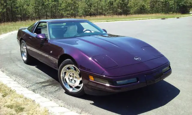 good cond., runs & drives excellent, special optioned purple with white interior