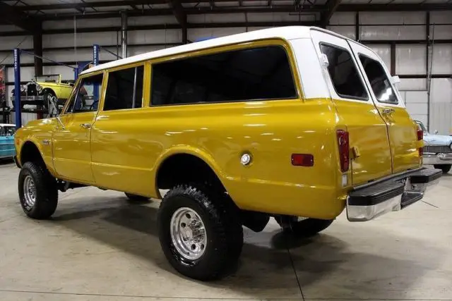 1972 gmc suburban 15894 miles yellow suv 396 v8 automatic