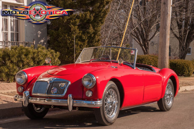 1955 mg mga gorgeous restored 2 seat roadster, leather seats, wire wheels!