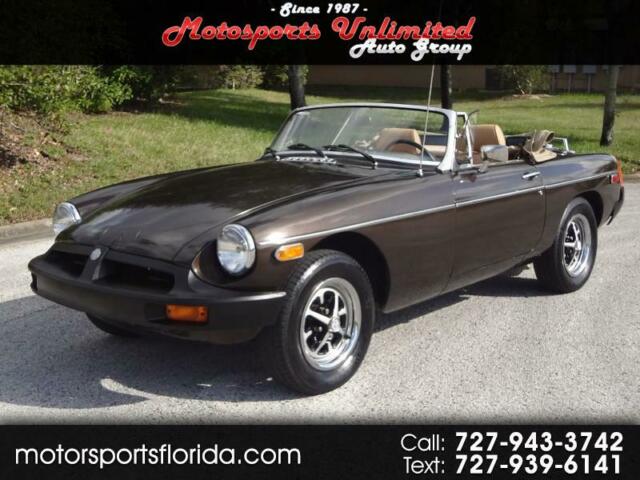 1978 mg b roadster 22583 miles cocoa metallic clearcoat 1.8l 4-cylinder select