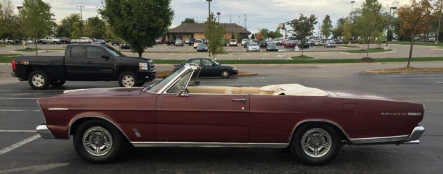1966 66 ford galaxie galaxy 500 xl 500xl convertible automatic w/ 289 engine