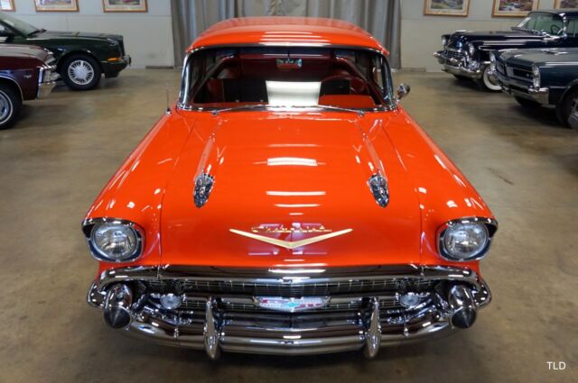 1957 chevrolet nomad, red with 550 miles available now!