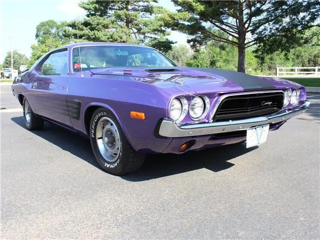 1973 dodge challenger rally * frame off restoration, 500 miles since * plum cra