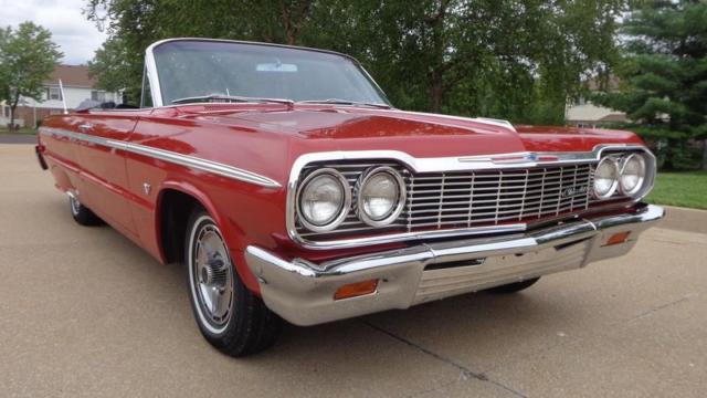 1964 chevrolet impala super sport convertible loaded 327 four speed