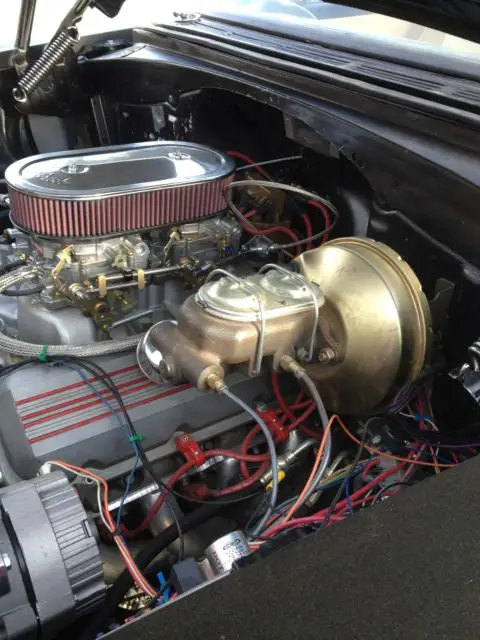 fully restored 1955 chevy 2 door with post, new glass all around