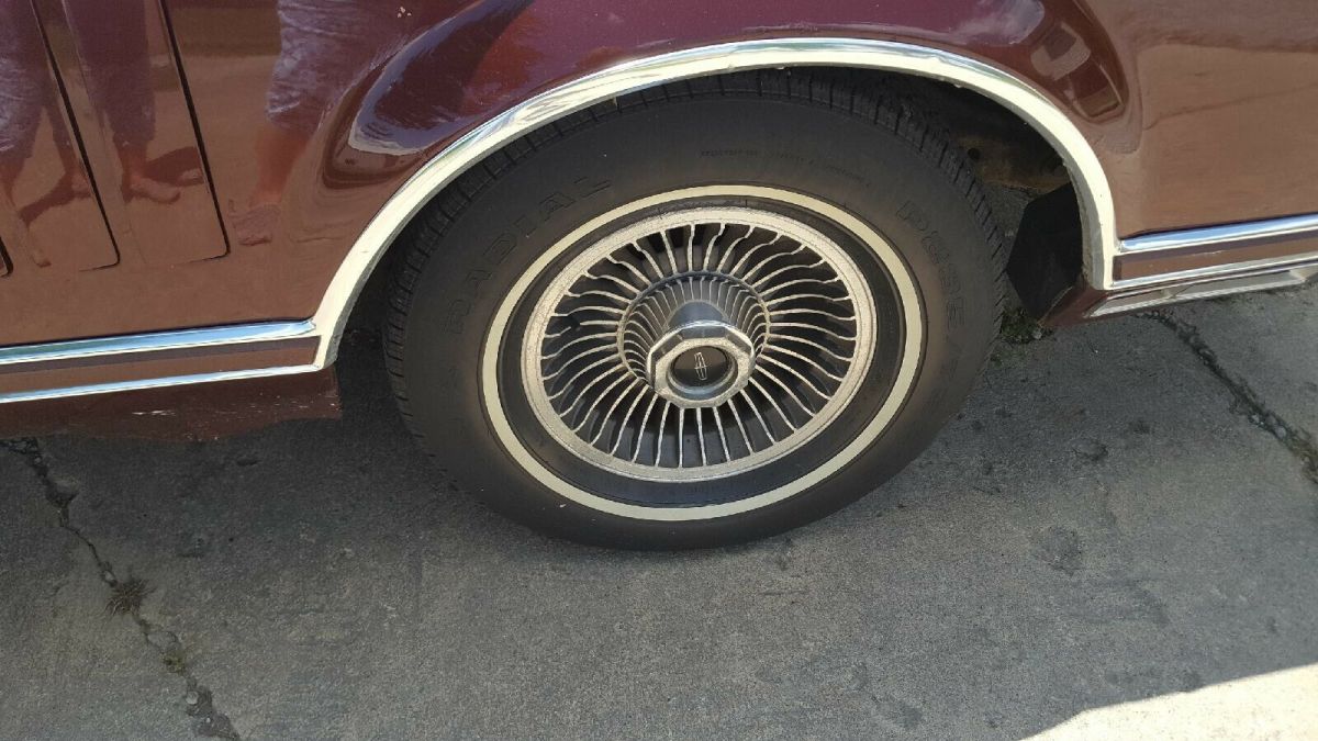 1979 lincoln mark v sedan brown
