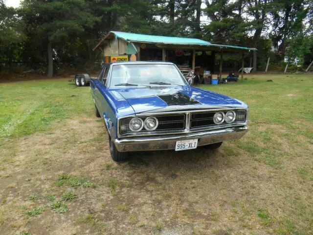 mopar 1966 dodge coronet 500 viper blue 440 4 speed hot rod