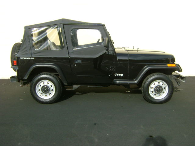 1994 jeep wrangler s 1 own very low 47k miles no accident smoke free no reserve!