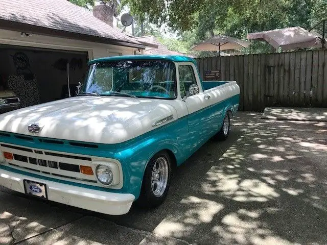 1961 ford f100 uni-body truck 351 v8 auto & ps--resto-mod