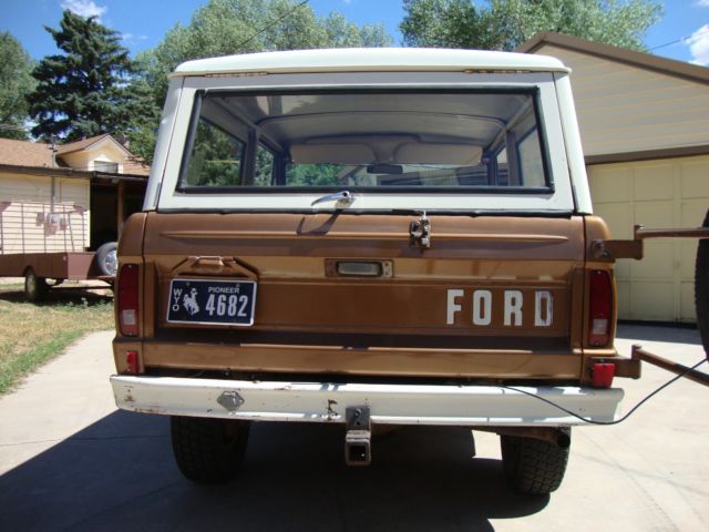1974 ford bronco uncut 302 v8 4x4 all wheel drive 3 speed manual fomoco wagon