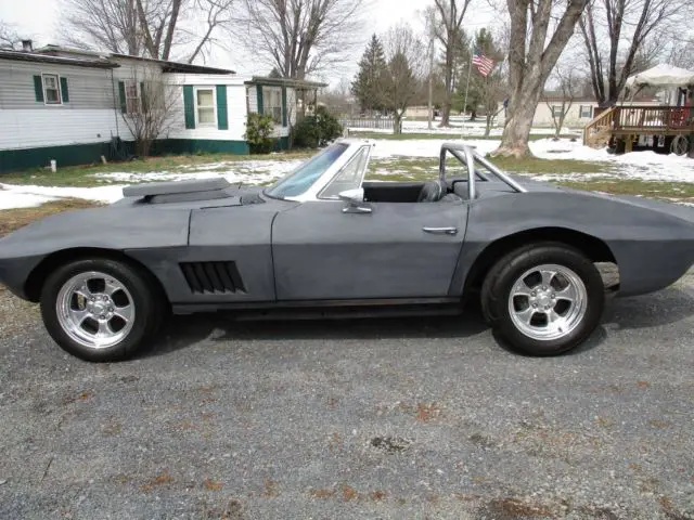 1963 corvette convertible stingray roadster hot rod customized project muscle