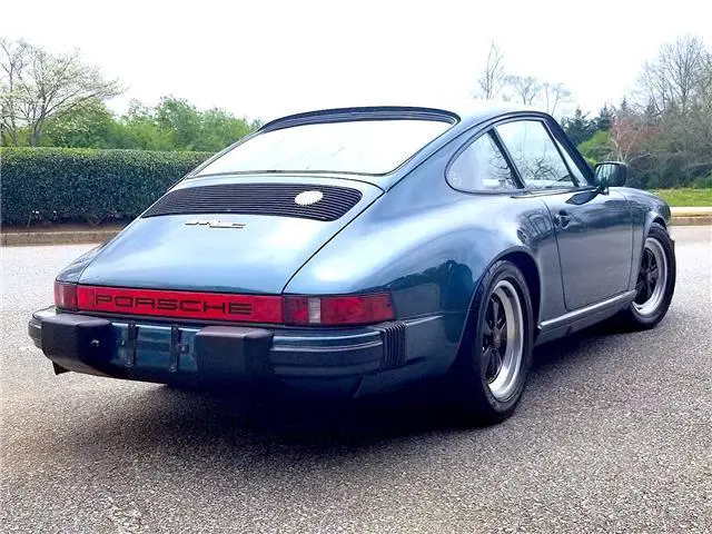 1978 porsche 911sc coupe rare petrol blue metallic concourse condition