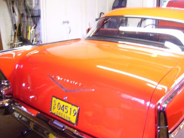 1957 chevrolet bel air 2 door auto - fully restored