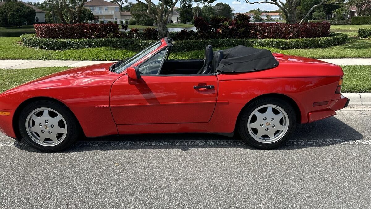 1990 porsche 944 red s