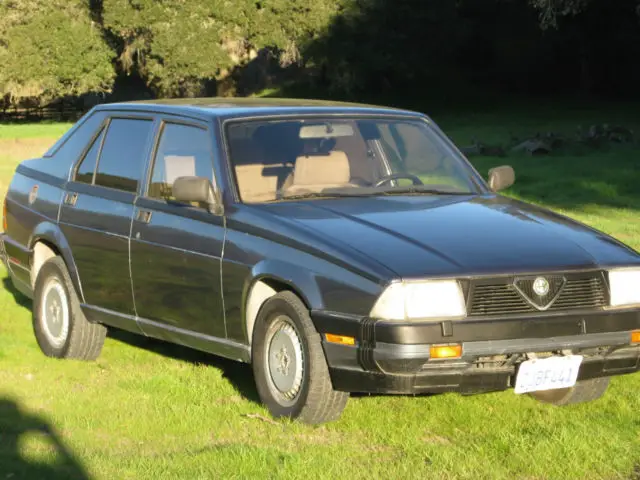 1987 alfa romeo malino silver 2.5lv6