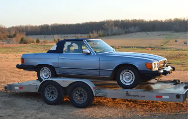 grandma's 1985 mercedes benz 380sl convertible "fixer-upper"-two owner classic