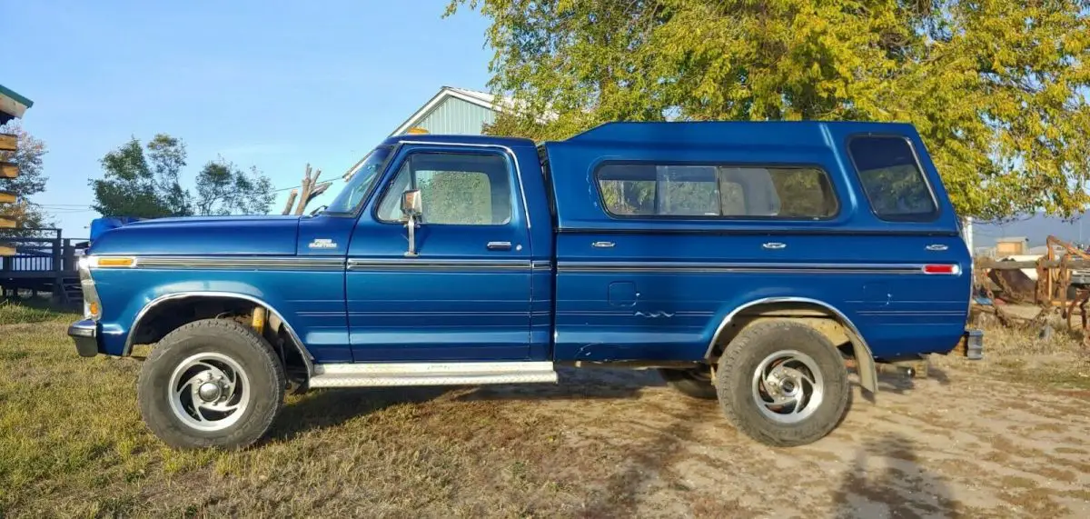 1979 ford f-350 custom 4x4 big block 1-ton 2nd owner low miles, dana 60 front