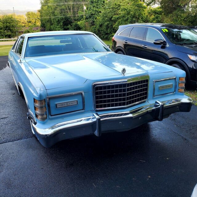 1978 ford ltd landau coupe blue rwd automatic landau