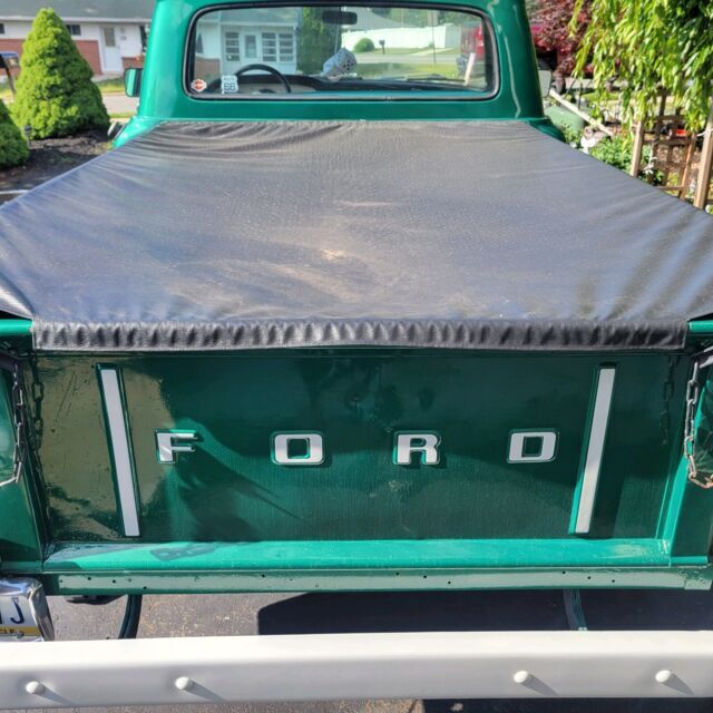 1966 ford f100 pickup green rwd manual twin i beam