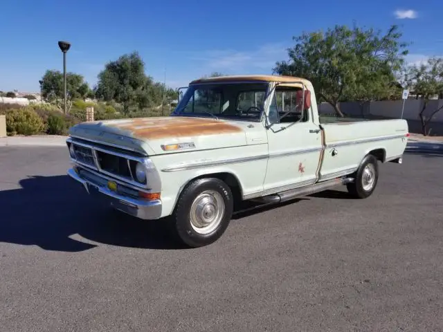 nice natural patina 71 ford truck camper special