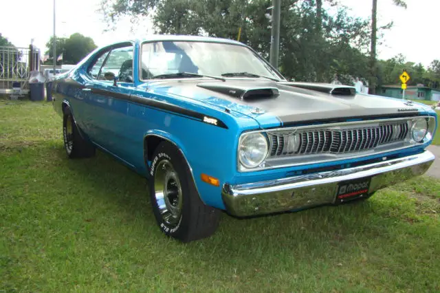 1972 plymouth duster 340 code h 4 speed hurst