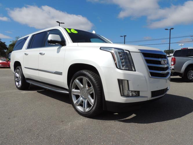 used 2016 cadillac escalade esv 4wd luxury smithfield, nc 27577 for sale in smithfield, north carolina